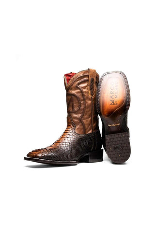 Marco Di Milano Missouri Lisboa Python Skin Cowboy Boot (MDM1244)
