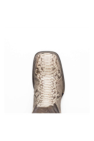 Marco Di Milano Missouri Natural Genuine Python / Calf-Skin Leather Cowboy Boot (MDM1212)