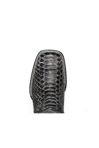 Marco Di Milano Missouri Stone White Exotic Python Skin Cowboy Boot (MDM1242)