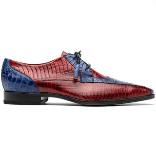 Marco Di Milano Moncalieri Men's Shoes Genuine Alligator / Cobra Dress Derby Oxfords (MDM1145)-AmbrogioShoes