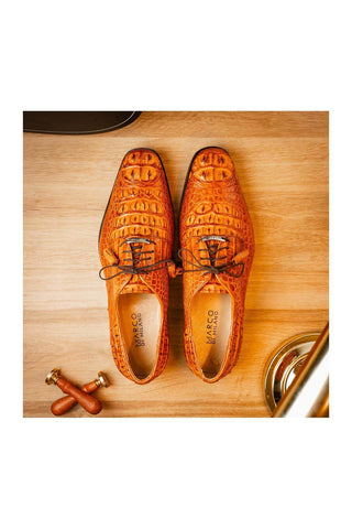 Marco Di Milano Nilo Brandy Crocodile Derby (MDM1186)