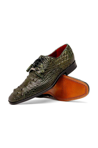 Marco Di Milano Nilo Green Crocodile Derby (MDM1186)