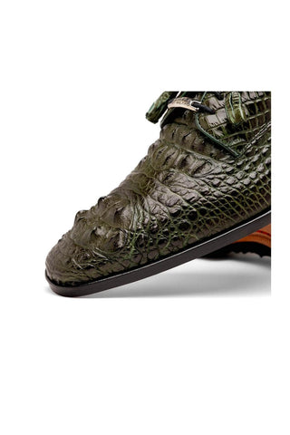 Marco Di Milano Nilo Green Crocodile Derby (MDM1186)