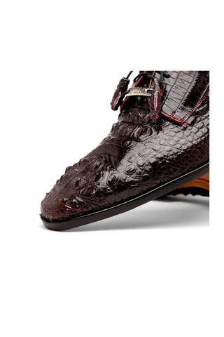 Marco Di Milano Nilo Wine Crocodile Derby (MDM1186)
