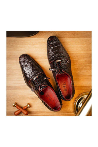 Marco Di Milano Nilo Wine Crocodile Derby (MDM1186)