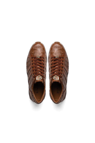 Marco Di Milano Nino Bay Apache Genuine Caiman Crocodile Fashion Sneaker (MDM1107)