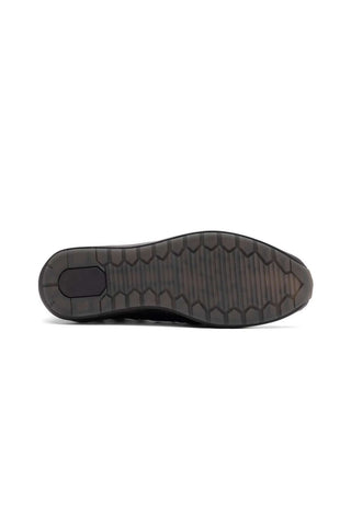 Marco Di Milano Nino Black Genuine Caiman Crocodile Fashion Sneaker (MDM1108)