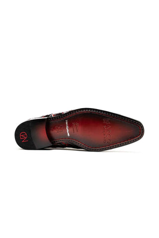 Marco Di Milano Olivieri Blackcherry Exotic Pirarucu Skin Oxford (MDM1248)