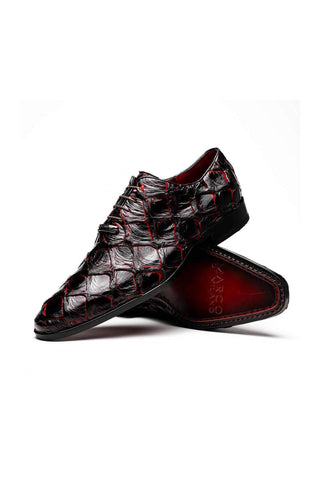 Marco Di Milano Olivieri Blackcherry Pirarucu Skin Oxford (MDM1248)