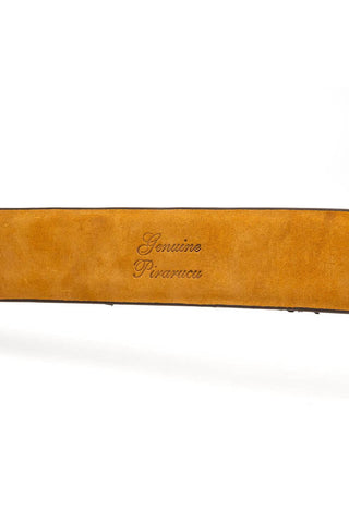 Marco Di Milano Olivieri Men's Gray Genuine Pirarucu Belts (MDMB1052)