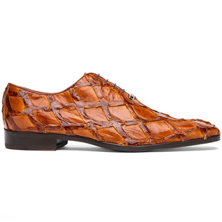 Marco Di Milano Olivieri Men's Shoes Exotic Pirarucu Leather Whole cut Oxfords (MDM1028)-AmbrogioShoes