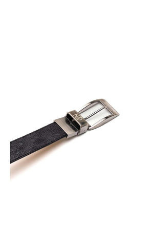 Marco Di Milano Ostrich Belt - Black