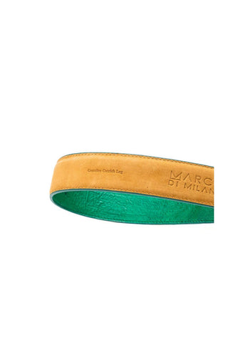 Marco Di Milano Ostrich Belt - Green