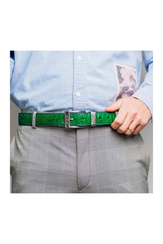 Marco Di Milano Ostrich Belt - Green
