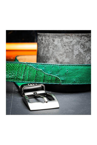Marco Di Milano Ostrich Belt - Green