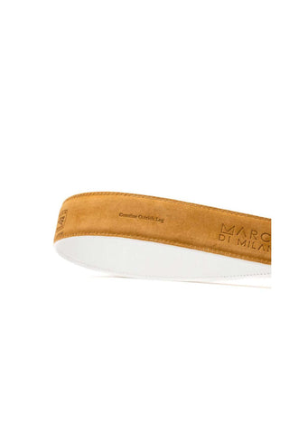 Marco Di Milano Ostrich Belt - White