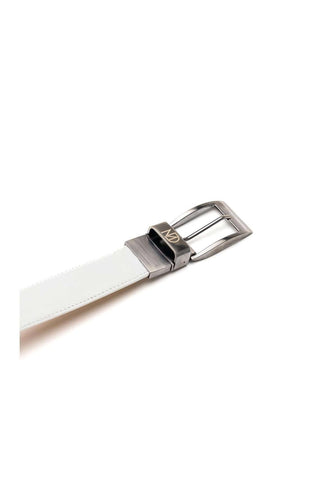 Marco Di Milano Ostrich Belt - White