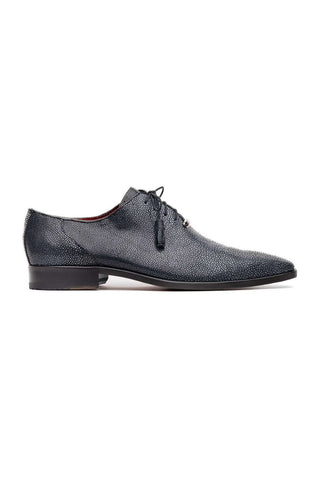 Marco Di Milano Pannuci Black Stingray Classic Oxfords (MDM1087)