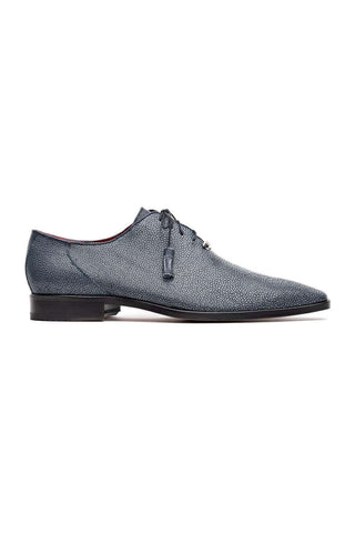 Marco Di Milano Pannuci Navy Stingray Classic Oxfords (MDM1087)