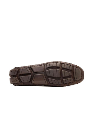 Marco Di Milano Parma Brown Crocodile Moccasin Driver Horsebit Loafers (MDM1187)
