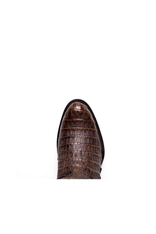 Marco Di Milano Phoenix Aged Brown Crocodile Skin Cowboy Boot (MDM1232)