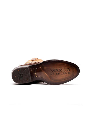Marco Di Milano Phoenix Aged Maple Crocodile Skin Cowboy Boot (MDM1236)