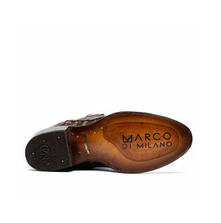 Marco Di Milano Phoenix Stone Brown Crocodile Cowboy Boot (MDM1231)