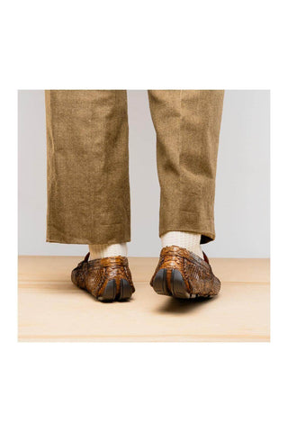 Marco Di Milano Pia Cognac Python Skin Horse-Bit Loafer (MDM1240)