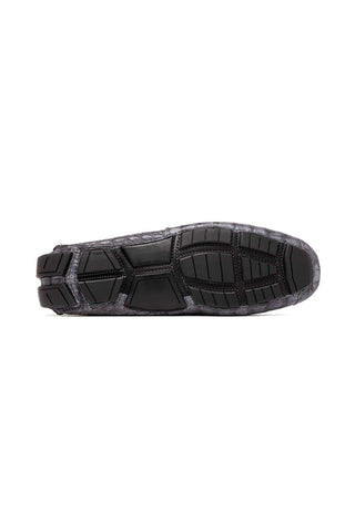 Marco Di Milano Remo Gray Crocodile Moccasin Driver Loafers (MDM1188)
