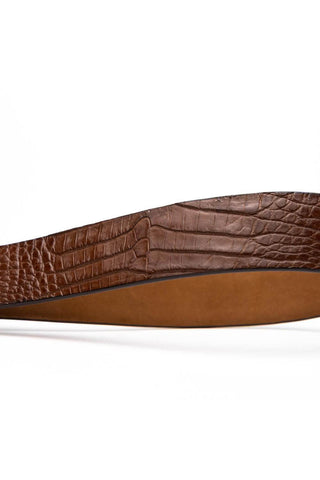Marco Di Milano Riccardo Men's Bay Apache Genuine Crocodile Belts (MDMB1050)