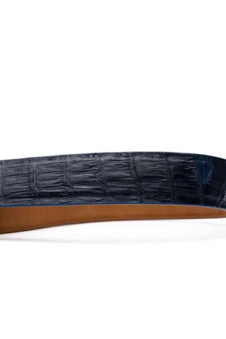 Marco Di Milano Riccardo Men's Navy Genuine Crocodile Belts (MDMB1050)
