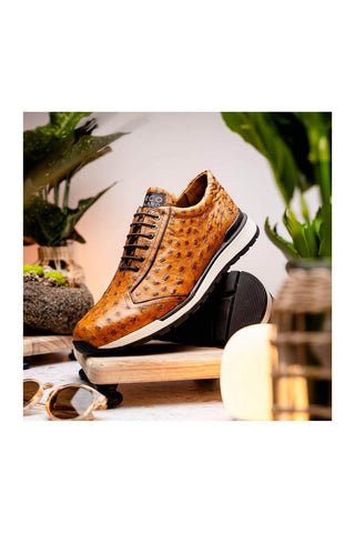 Marco Di Milano Scanno Antique Paja Ostich Casual Sneakers (MDM1054)