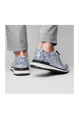 Marco Di Milano Scanno Newspaper Ostrich Casual Sneakers (MDM1048)