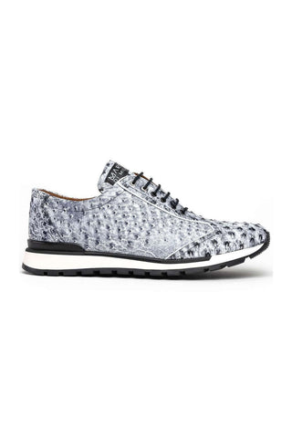 Marco Di Milano Scanno Newspaper Ostrich Casual Sneakers (MDM1048)