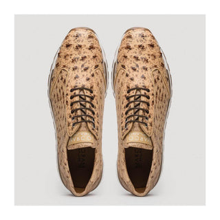 Marco Di Milano Scanno Orix Cream Ostich Casual Sneakers (MDM1047)