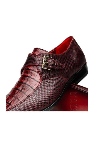 Marco Di Milano Toluca Exotic Lizard / Crocodile Single Monk Strap (MDM1127)