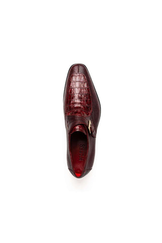 Marco Di Milano Toluca Exotic Lizard / Crocodile Single Monk Strap (MDM1127)