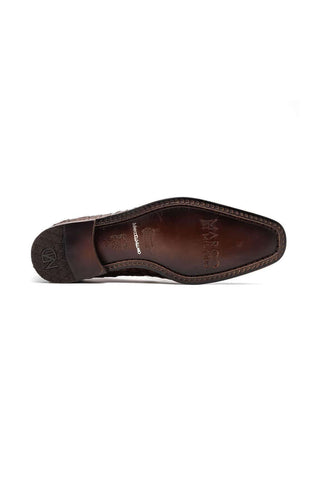 Marco Di Milano Trento Brown Genuine Caiman Crocodile Slip-On Loafers (MDM1115)