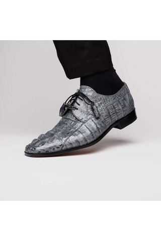 Marco Di Milano Tulum Gray Crocodile Derby (MDM1009)