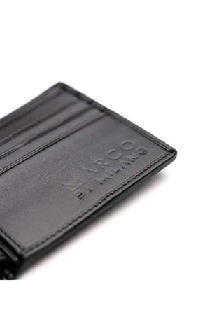Marco Di Milano Vallo Men's Black & White Genuine Stingray Wallet (MDMW1000)