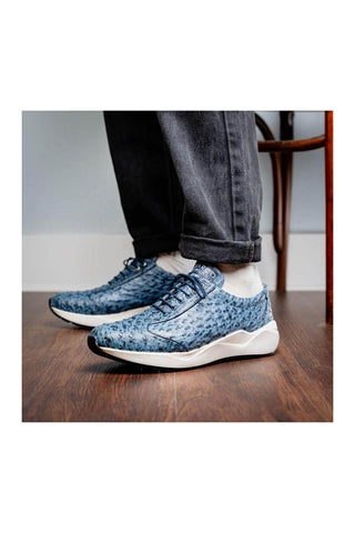 Marco Di Milano Varenna Ostrich Skin Sneaker (MDM1213)