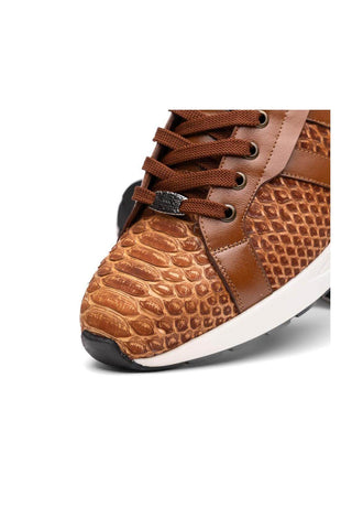 Marco Di Milano Verona Honey Python / Calfskin Fashion Sneakers (MDM1160)
