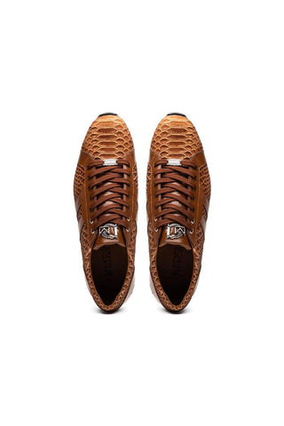 Marco Di Milano Verona Honey Python / Calfskin Fashion Sneakers (MDM1160)