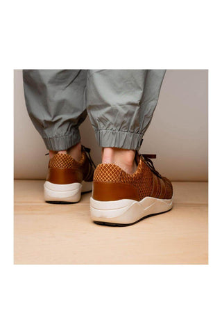 Marco Di Milano Verona Honey Python / Calfskin Fashion Sneakers (MDM1160)