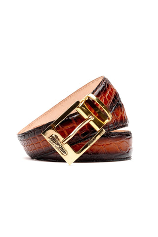 Mauri 0100/35 Men's Alligator Belt (MAB1062)