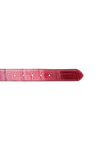 Mauri 0100/35 X-Factor Men's Alligator Skin Belt (MAB1059)