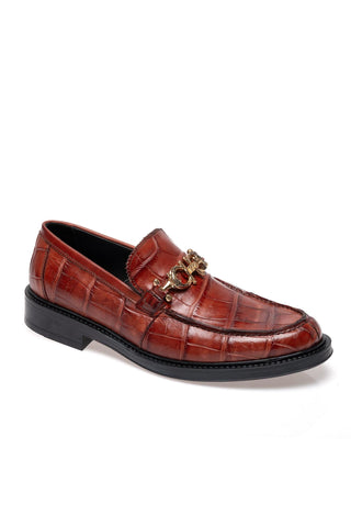 Mauri 1028/1 Chapel Exotic Alligator Skin & Calf-Skin Leather Horse-Bit Loafer (MA5697)-AmbrogioShoes