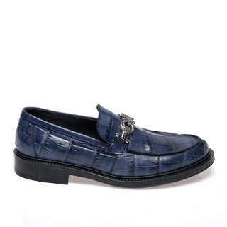 Mauri 1028/1 Chapel Men's Shoes Exotic Alligator Skin & Calf-Skin Leather Horse-Bit Loafer (MA5697)-AmbrogioShoes