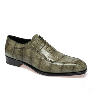 Mauri 1080/3 Metropolitan Men's Shoes Exotic Alligator Skin Split-Toe Oxford (MA5695)-AmbrogioShoes