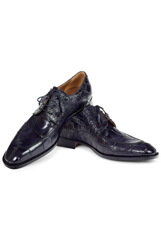 Mauri 1081 Alligator Skin Split-Toe Oxfords (MA4404)